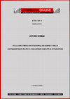 Research paper thumbnail of Sulla legittimità costituzionale dei soggetti della rappresentanza politica a sollevare conflitti di attribuzione