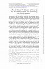 Research paper thumbnail of "A Priceless Grace? The Congress of Vienna of 1815, the Ottoman Empire and Historicising the Eastern Question," The English Historical Review, Volume 136, Issue 583, December 2021, pp. 1450–1476.