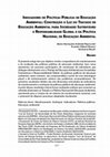 Research paper thumbnail of Indicadores de Políticas Públicas de educação ambiental: construção à luz do tratado de educação ambiental para sociedades sustentáveis e responsabilidade global e da Política nacional de educação ambiental