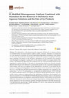 Research paper thumbnail of Pt Modified Heterogeneous Catalysts Combined with Ozonation for the Removal of Diclofenac from Aqueous Solutions and the Fate of by-Products