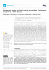 Research paper thumbnail of Intraparticle Model for Non-Uniform Active Phase Distribution Catalysts in a Batch Reactor