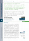 Research paper thumbnail of Evaluación del uso de planes estratégicos basados en la aplicación del cuadro de mando integral como herramienta de control administrativo para optimizar la gestión financiera. Caso: Industrias Celta, S. A.