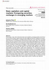 Research paper thumbnail of State capitalism and capital markets: Comparing securities exchanges in emerging markets