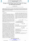 Research paper thumbnail of Design of Solid State Tesla Coil Using 555 Timer and IRFP460N MOSFET