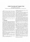 Research paper thumbnail of Arabic E-learning and Computer Tools