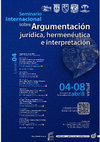 Research paper thumbnail of Seminario sobre Argumentación jurídica, hermenéutica e interpretación 2022