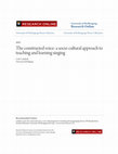 Research paper thumbnail of The constructed voice: a socio-cultural approach to teaching and learning singing