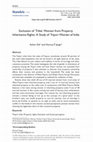 Research paper thumbnail of Exclusion of Tribal Women from Property Inheritance Rights: A Study of Tripuri Women of India