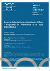 Research paper thumbnail of Amore delle lettere e desiderio di Dio. I Foglianti in Piemonte e le loro biblioteche, 11/04/2022 17.30, École française de Rome