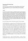 Research paper thumbnail of Ecotourism and Rewilding Europe