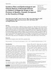 Research paper thumbnail of Incidence Rate and Epidemiological and Clinical Aspects of Kawasaki Disease in Children of Maghrebi Origin in the Province of Quebec, Canada, Compared to the Country of Origin