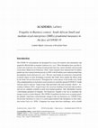 Research paper thumbnail of Frugality in Business context: South African Small and medium-sized enterprises (SMEs) prudential measures in the face of COVID 19