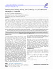 Research paper thumbnail of Optimal Control of Drug Therapy and Virotherapy via Linear Parameter Varying (LPV) Approach