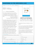 Research paper thumbnail of Diasporas in the New Media Age: Identity, Politics and Community