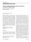 Research paper thumbnail of VisPorter: facilitating information sharing for collaborative sensemaking on multiple displays