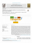 Research paper thumbnail of Evaluation of the antioxidant properties of curcumin derivatives by genetic function algorithm