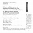 Research paper thumbnail of Salvador de Bahía: culturas de rebeldía y descolonización de la educación en un contexto biopolítico de desarrollo urbano desigual