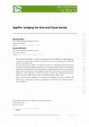 Research paper thumbnail of AppPot: bridging the Grid and Cloud worlds