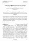 Research paper thumbnail of Exploratory Mapping Research on Crowdfunding