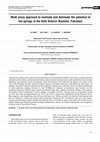 Research paper thumbnail of Multi proxy approach to evaluate and delineate the potential of hot springs in the Kotli District (Kashmir, Pakistan)