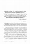 Research paper thumbnail of Aproximaciones a la responsabilidad civil médica en la revolución industrial 4.0 : desafíos planteados por la normativa emergente sobre responsabilidad civil médica del Código Civil y Comercial de la Nación en la Argentina 4.0