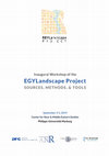 Research paper thumbnail of EGYLandscape Project SOURCES, METHODS, & TOOLS