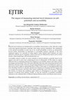 Research paper thumbnail of The impact of measuring internal travel distances on selfpotentials and accessibility