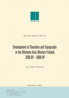 Research paper thumbnail of Development of shoreline and topography in the Olkiluoto area, western Finland, 2000 BP—8000 AP