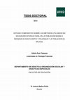 Research paper thumbnail of Estudio comparativo sobre los métodos utilizados en educación intercultural en la población negra e indigena de Santa Marta y Palenque y la población de Malaga