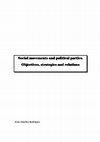 Research paper thumbnail of Social movements and political parties Objectives strategies and relations