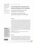 Research paper thumbnail of Genealogía de la organización de presos políticos en Colombia