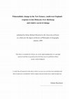 Research paper thumbnail of Palaeosalinity change in the Taw Estuary, south-west England : response to late Holocene river discharge and relative sea-level change