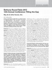Research paper thumbnail of Bethune Round Table 2012: 12th Annual Conference: Filling the GapImpact of international collaboration on surgical services in a Nigerian tertiary centreSurgeons OverSeas Assessment of Surgical Needs (SOSAS) Rwanda: a useful rural health experience for medical studentsPreinternship Nigerian medic...