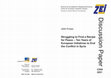 Research paper thumbnail of ZEI Discussion Paper C 264 / 2021 - Jette Knapp - Struggling to Find a Recipe for Peace -Ten Years of European Initiatives to End the Conflict in Syria