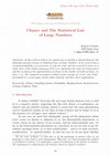 Research paper thumbnail of Chance and The Statistical Law of Large Numbers.