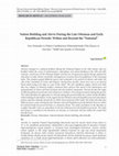 Research paper thumbnail of "Nation Building and Alevis During the Late Ottoman and Early Republican Periods: Within and Beyond the "National"",  Marmara University Journal of Political Science, 10:1 , 2022, 1-20.