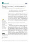 Research paper thumbnail of Voltammetric Determination of Isopropylmethylphenols in Herbal Spices