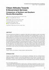 Research paper thumbnail of Citizen Attitudes Towards E-Government Services