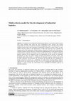 Research paper thumbnail of Multi-criteria model for the development of industrial logistics