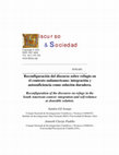 Research paper thumbnail of Reconfiguración del discurso sobre refugio en el contexto sudamericano: integración y autosuficiencia como solución duradera.