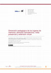 Research paper thumbnail of Dimensión pedagógica de los lugares de memoria: semiosis nemotécnica, visita presencial y extensión virtual