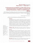 Research paper thumbnail of La formación de investigadores sociales desde marcos crítico-hermenéuticos: un análisis a la propuesta del Instituto Pensamiento y Cultura en América Latina – IPECAL