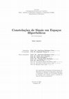 Research paper thumbnail of Constelações de sinais em espaços hiperbolicos