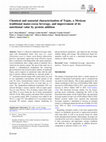 Research paper thumbnail of Chemical and sensorial characterization of Tejate, a Mexican traditional maize-cocoa beverage, and improvement of its nutritional value by protein addition