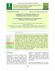 Research paper thumbnail of Evaluation of Cow Based Bio-Enhancers on Production of Broccoli (Brassica oleracea)