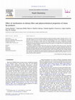 Research paper thumbnail of Effect of sterilisation on dietary fibre and physicochemical properties of onion by-products