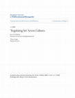 Research paper thumbnail of Regulating Sin" Across Cultures