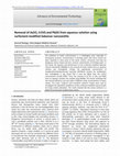 Research paper thumbnail of Removal of As(V), Cr(VI) and Pb(II) from aqueous solution using surfactant-modified Sabzevar nanozeolite