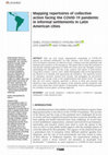 Research paper thumbnail of Mapping repertoires of collective action facing the COVID-19 pandemic in informal settlements in Latin American cities