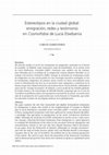 Research paper thumbnail of Estereotipos en la ciudad global: emigración, redes y testimonio en Cosmofobia de Lucía Etxebarria